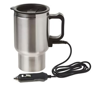 Cana Electrica Tip Termos MRG M1158, Auto 12v, Capacitate 400ml, Incalzire la 60 Grade, Pereti Dubli, Maner Ergonomic, Anti-alun