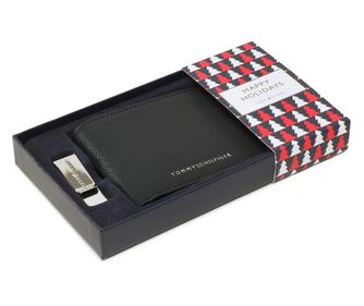 Portofel Tommy Hilfiger Gp Mini Cc Πορτοφόλι Και Κλιπ Χρημάτων AM0AM10434 Negru 11 x 8.5 x 2 εκ.