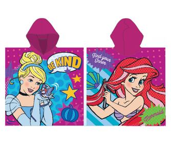 Disney Hercegnők Story strand törölköző poncsó 55x110 cm (Fast Dry)