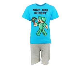Minecraft gyerek rövid pizsama 6 év