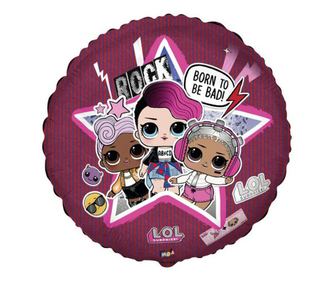 LOL Surprise Born to be Bad fólia lufi 46 cm (WP)