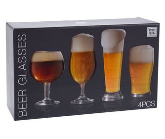 Set 4 pahare, diverse modele, Excellent Houseware
