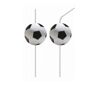 Focis Soccer Field papír szívószál, 4 db-os szett