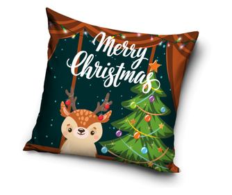 Karácsonyi Cute Reindeer párnahuzat 40x40 cm
