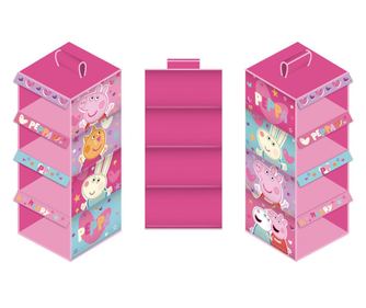 Peppa malac függő szekrényrendező 4 részes