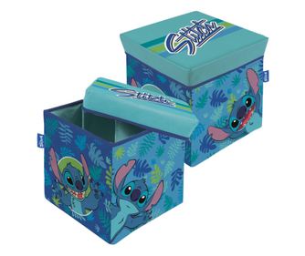 Disney Lilo és Stitch, A csillagkutya Leaf játéktároló 30×30×30 cm