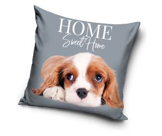 Kutyás Spaniel Grey párnahuzat 40x40 cm