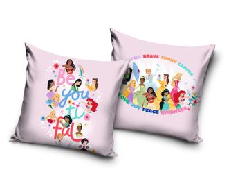 Disney Hercegnők Beautiful párnahuzat 40x40 cm Velúr