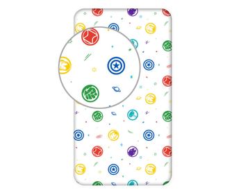 Bosszúállók Symbols gumis lepedő 90x200 cm