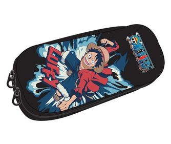 One Piece Luffy 2 rekeszes tolltartó 23,5 cm