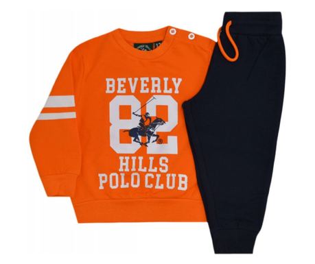 Φόρμα Παιδική Beverly Hills Polo Club 7675T00007 80 CM 12 μηνών Πορτοκαλί