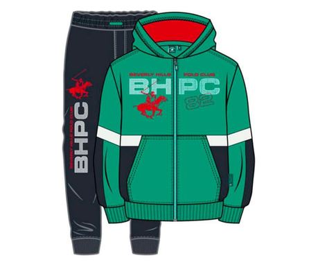 Προπόνηση baieti Beverly Hills Polo Club 7635T00020 130 CM 8 ετών Verde