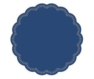 Coastere/suporturi din hartie Tissue pentru pahare sau cesti / albastru regal / diametru 9 cm / 250 buc