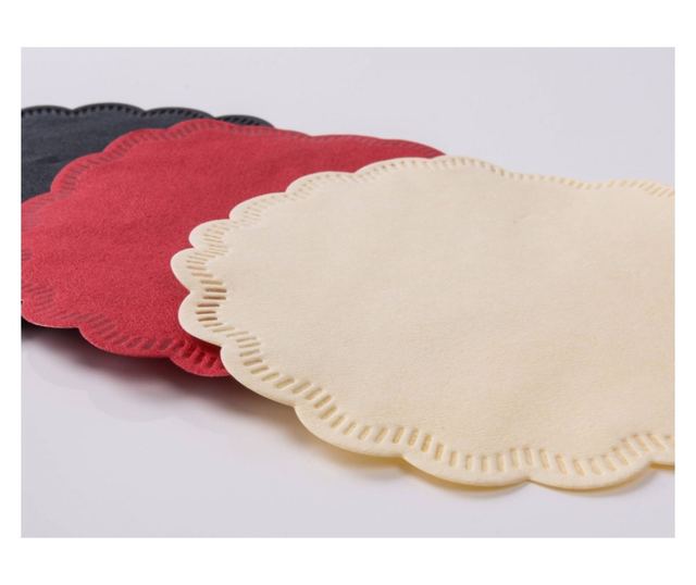 Coastere/suporturi din hartie Tissue pentru pahare sau cesti / albastru regal / diametru 9 cm / 250 buc