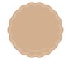 Coastere/suporturi din hartie Tissue pentru pahare sau cesti / bej / 100% compostabile / diametru 9 cm / 250 buc