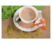 Coastere/suporturi din hartie Tissue pentru pahare sau cesti / bej / 100% compostabile / diametru 9 cm / 250 buc