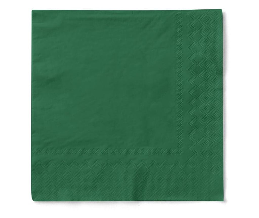 Serviete 3 slojne, Tissue - Green / 24 x 24 cm / 150 kos