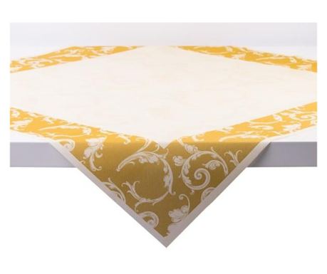Mank HORECA terítő, Linclass® Airlaid, Linclass Romantic Golden Cream, 80 x 80 cm, Ideális esküvőre, bulikra, keresztelőre