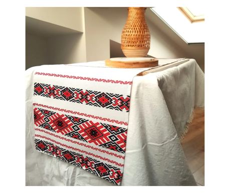 Декоративна покривка за маса Kotonia Home - Rustic, 100% памук, 45x150 см T08