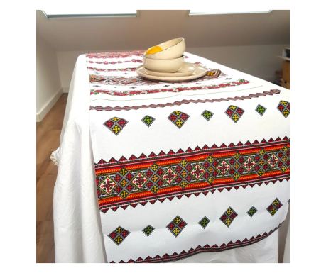 Napron decorativ pentru masa kotonia Home - Rustic, 100% bumbac 45x160 cm, T10