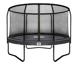 Trampolin Premium Black Edition (schwarz, rund, 305 cm)
