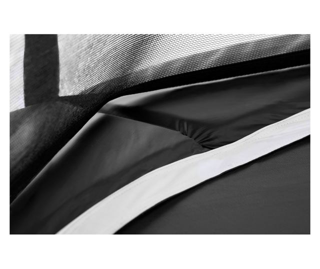 Trampolin Premium Black Edition (schwarz, rund, 305 cm)