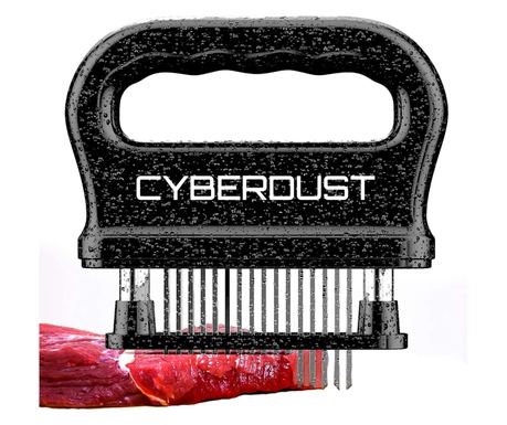 Уред За Омекотяване На Месо CYBERDUST, Неръждаема Стомана, 48 Игли, За Говеждо, Пуйка, Пиле, Стек, Телешко, Свинско, Аксесоари З