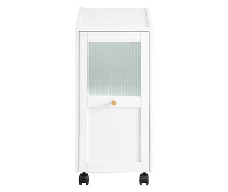 Stolik kawowy na kółkach z 1 szufladą FBT150-W