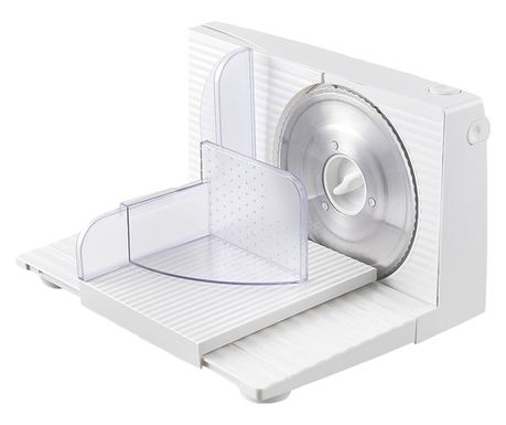 Feliator electric Floria ZLN1931 pentru alimente, 150W, lama detasabila otel inoxidabil 170mm, ajustare taiere intre 0 si 15mm