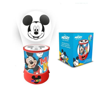 Disney Mickey Happy 2 az 1-ben kivetítő, lámpa, éjszakai fény