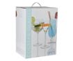 Set 12 pahare, cu picior, pentru cocktail, Excellent Houseware