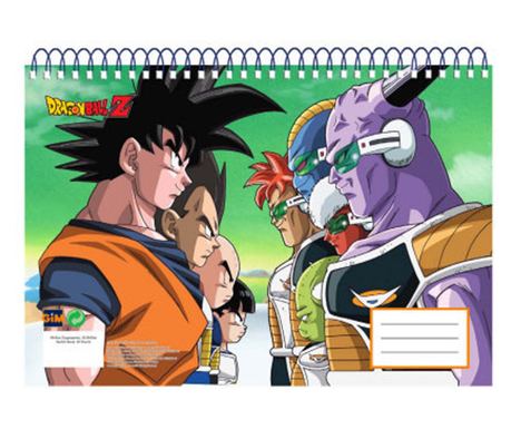 Dragon Ball Namek A/4 spirál vázlatfüzet, 30 lapos
