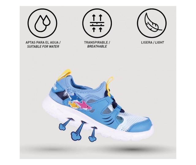Baby Shark nyári sportcipő 28