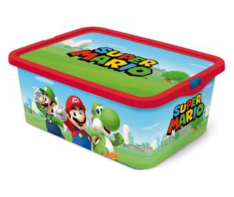 Super Mario műanyag tároló doboz 13 L