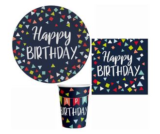 Happy Birthday Celebrate party szett 32 db-os