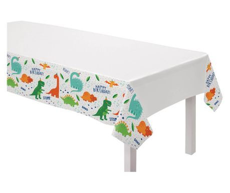 Dinoszaurusz Dino-Mate műanyag asztalterítő 137x260 cm