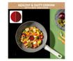 Тиган Wok Tefal Renew On, 100% рециклиран алуминий, Индикатор Thermo-Signal, Съвместим с индукция, Керамично покритие, 28 см, Си