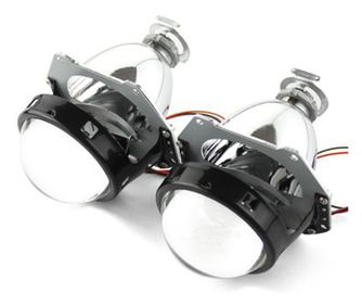 Lupe pentru far Bixenon Mini H1 3″ cu ornamente la alegere incluse Z113 cu Angel Eyes