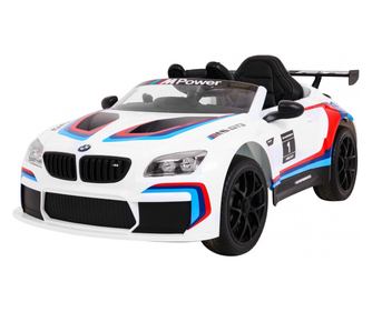Детски електрически автомобил BMW M6 GT3, Бял