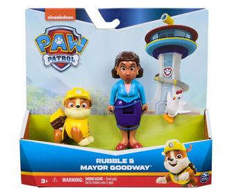 PAW Patrol Rubble, Mayor Goodway & Chickaletta