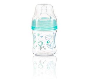 BabyOno cumisüveg műa. szélesnyakú anticolic 120ml menta 402/01