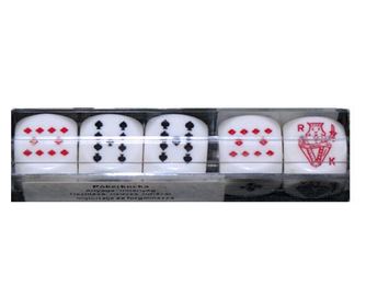 Piatnik PIATNIK KOŚCI MAŁE 5szt POKEROWE - 297090