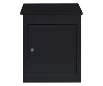 Cutie postala antifurt neagra