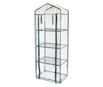 Sera 4 etaje Capac PVC Rafturi mici din plastic Grow House Gradina in aer liber