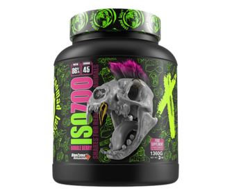 Хранителна добавка Zoomad Labs Iso Zoo 86% протеин с DigeZyme, Bubble Berry, 1360 грама