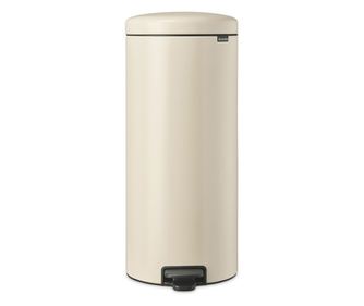 Кош за боклук с педал Brabantia NewIcon 1005539, 30 л, Леко затваряне, Противоплъзгаща основа, Бежов