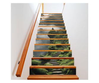 Διακοσμητικά Αυτοκόλλητα Σκάλας, Εκτύπωση Υψηλής Ανάλυσης, 200 x 124 εκ.