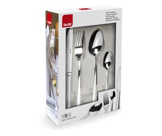 Комплект прибори 24 части, Ibili, сребро
