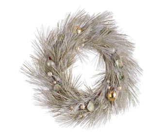 Zlatni Božićni Vijenac 40 cm