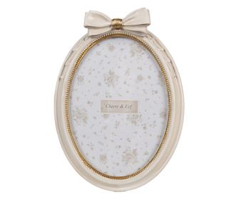 Μπεζ και Χρυσή Φωτογραφική Κορνίζα από Πολυρεσίνη για Τοίχο/Τραπέζι, 16x3x22 εκ., 13x18 εκ.